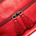 Miniatyrbilde 7 av 10: Pre-owned Bottega Veneta Small Madras Sfumato Brera Handbag Red