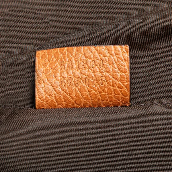 Pre-owned Gucci Mini Leather Dome Satchel Brown