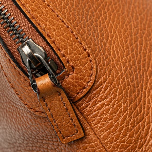 Pre-owned Gucci Mini Leather Dome Satchel Brown