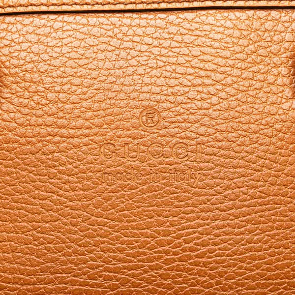 Pre-owned Gucci Mini Leather Dome Satchel Brown
