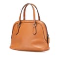Miniatyrbild 2 av 10: Pre-owned Gucci Mini Leather Dome Satchel Brown