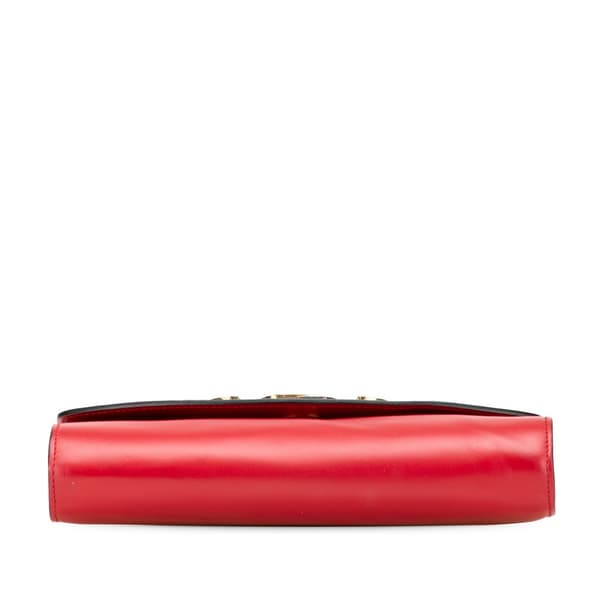 Pre-owned Gucci Small Leather Zumi Satchel Red