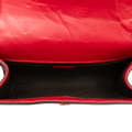 Miniatyrbild 4 av 9: Pre-owned Gucci Small Leather Zumi Satchel Red