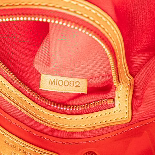 Pre-owned Louis Vuitton Monogram Vernis Reade PM Red