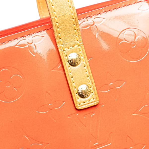 Pre-owned Louis Vuitton Monogram Vernis Reade PM Red