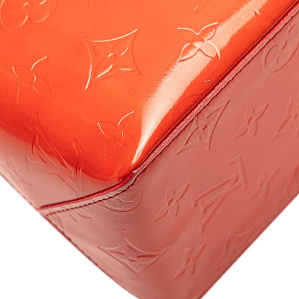 Pre-owned Louis Vuitton Monogram Vernis Reade PM Red