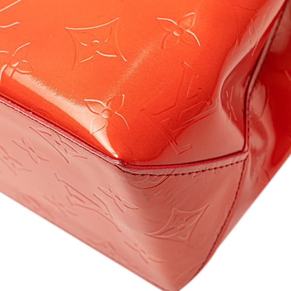Pre-owned Louis Vuitton Monogram Vernis Reade PM Red