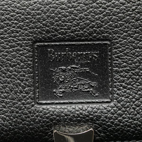 Pre-owned Burberry Leather Handbag Black