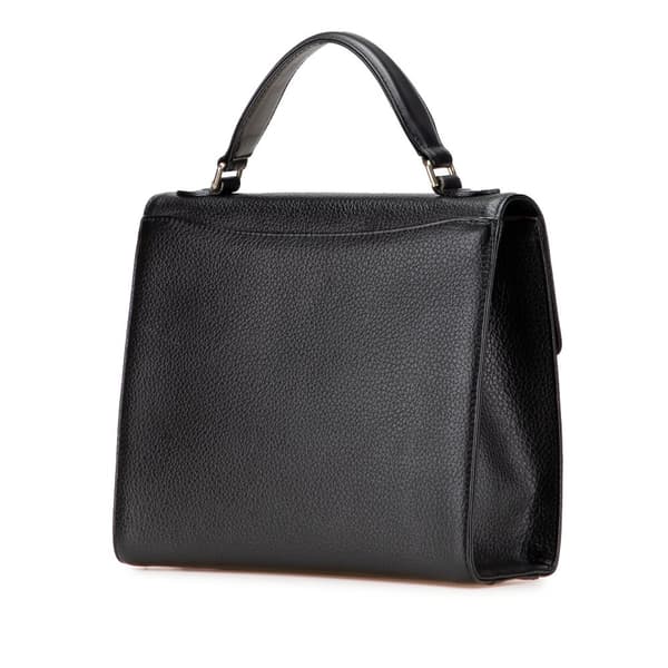 Pre-owned Burberry Leather Handbag Black