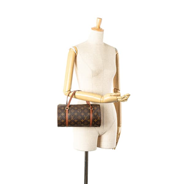 Pre-owned Louis Vuitton Monogram Papillon 26 Brown