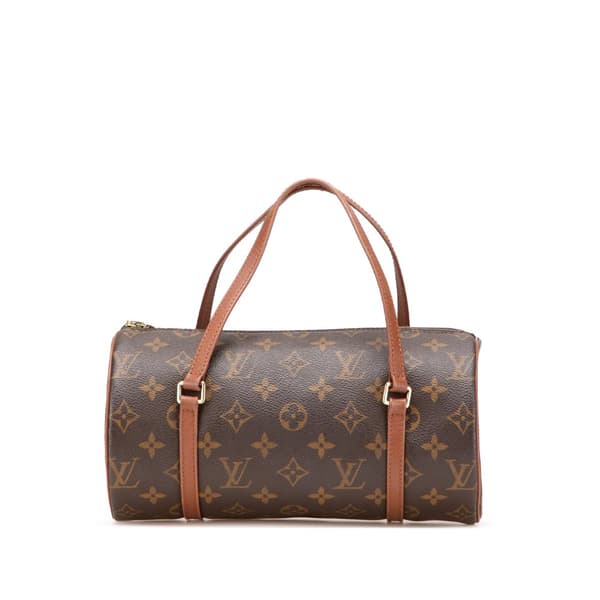 Pre-owned Louis Vuitton Monogram Papillon 26 Brown