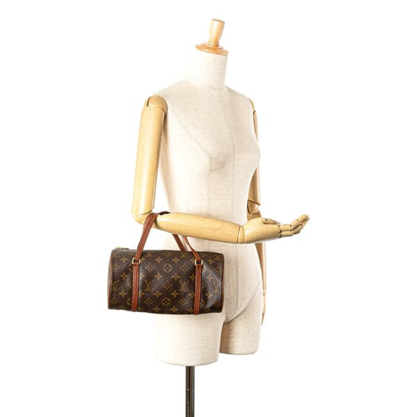 Pre-owned Louis Vuitton Monogram Papillon 26 Brown