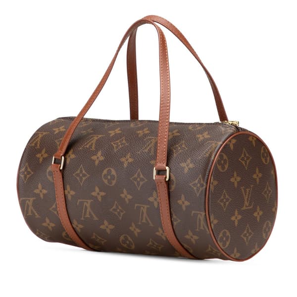 Pre-owned Louis Vuitton Monogram Papillon 26 Brown