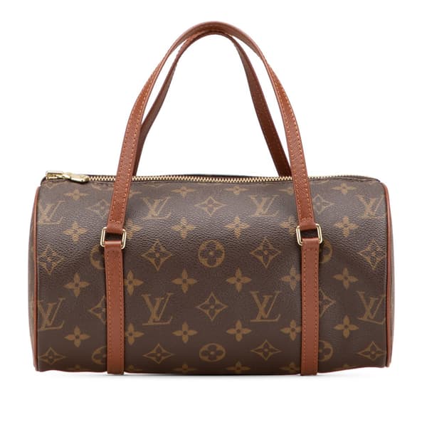 Pre-owned Louis Vuitton Monogram Papillon 26 Brown