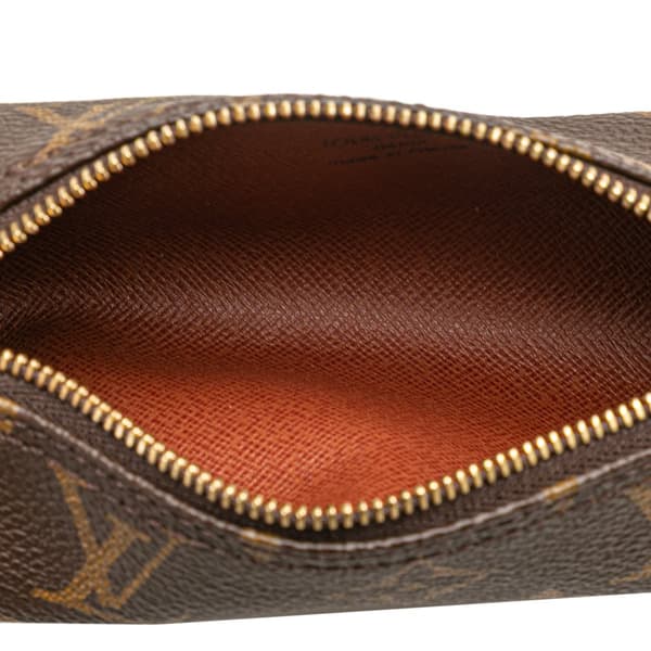 Pre-owned Louis Vuitton Monogram Papillon Pochette Brown