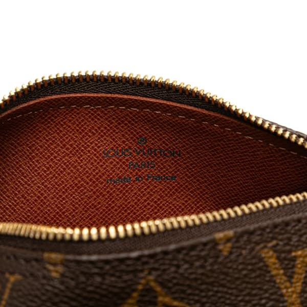 Pre-owned Louis Vuitton Monogram Papillon Pochette Brown