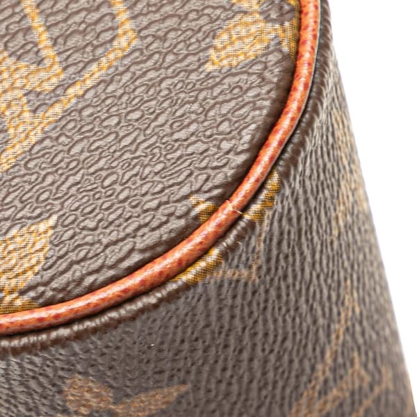 Pre-owned Louis Vuitton Monogram Papillon Pochette Brown
