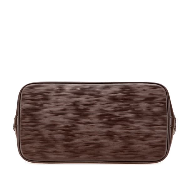 Pre-owned Louis Vuitton Epi Alma PM Brown