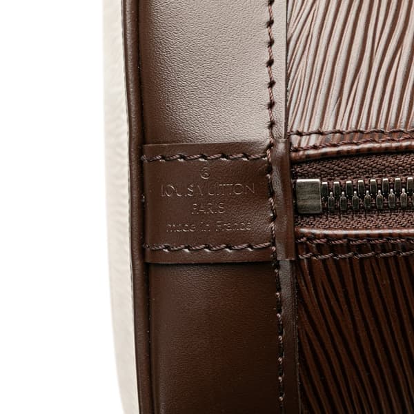 Pre-owned Louis Vuitton Epi Alma PM Brown