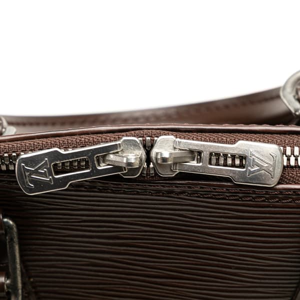 Pre-owned Louis Vuitton Epi Alma PM Brown