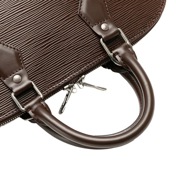 Pre-owned Louis Vuitton Epi Alma PM Brown
