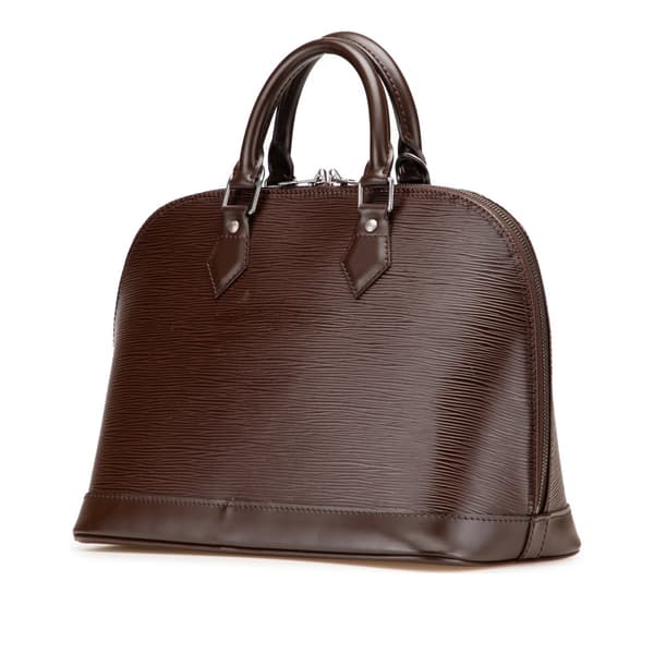Pre-owned Louis Vuitton Epi Alma PM Brown