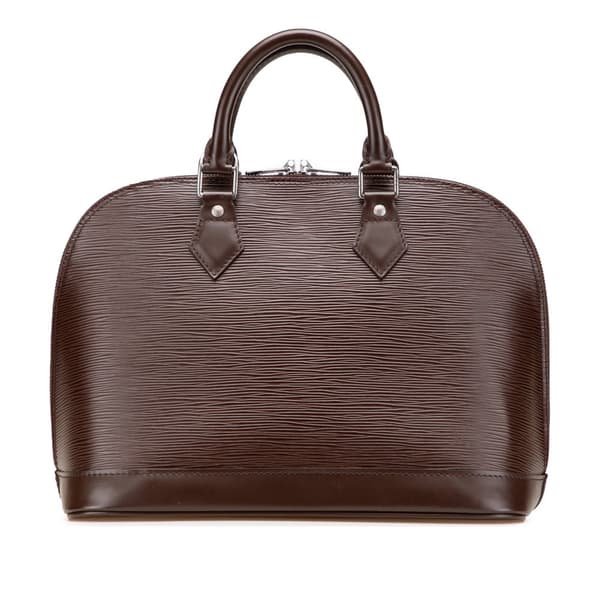 Pre-owned Louis Vuitton Epi Alma PM Brown