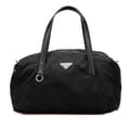 Pikkukuva 1 / 10: Pre-owned Prada Saffiano Trimmed Tessuto Handbag Black