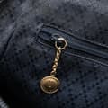 Miniatyrbillede 7 af 10: Pre-owned Gucci Suede Bamboo Dome Satchel Blue