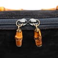 Miniatyrbillede 8 af 10: Pre-owned Gucci Suede Bamboo Dome Satchel Blue