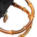 Miniatyrbillede 10 af 10: Pre-owned Gucci Suede Bamboo Dome Satchel Blue