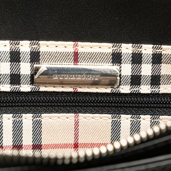 Pre-owned Burberry Leather Handbag Black