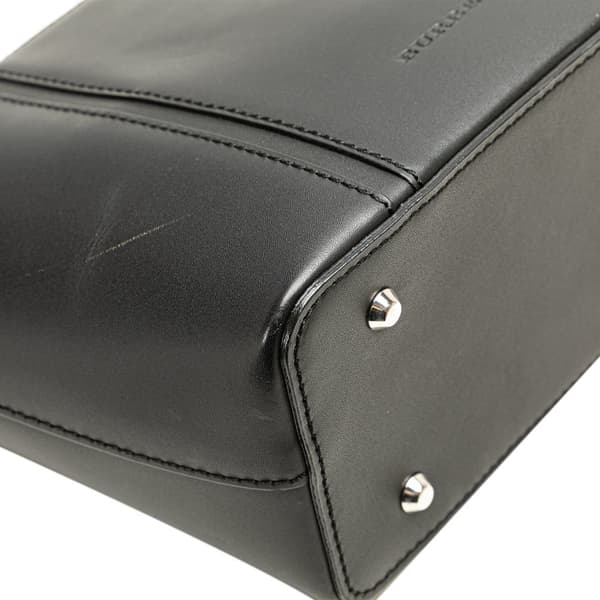 Pre-owned Burberry Leather Handbag Black