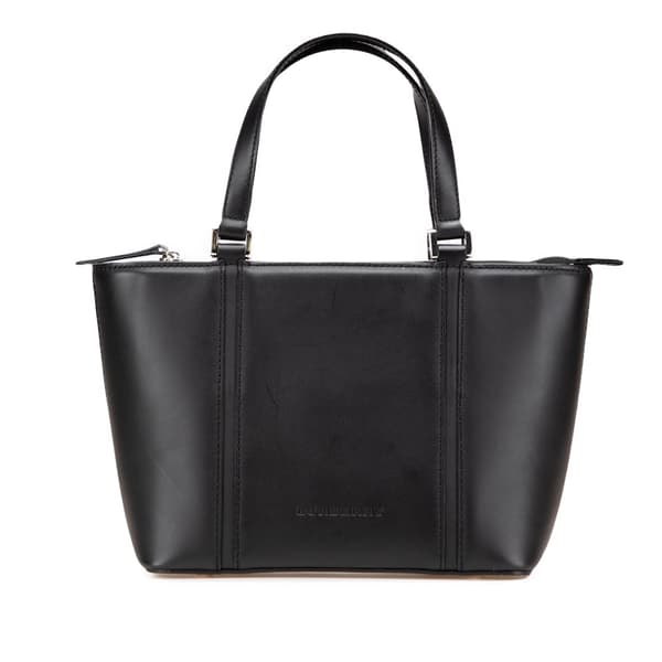Pre-owned Burberry Leather Handbag Black