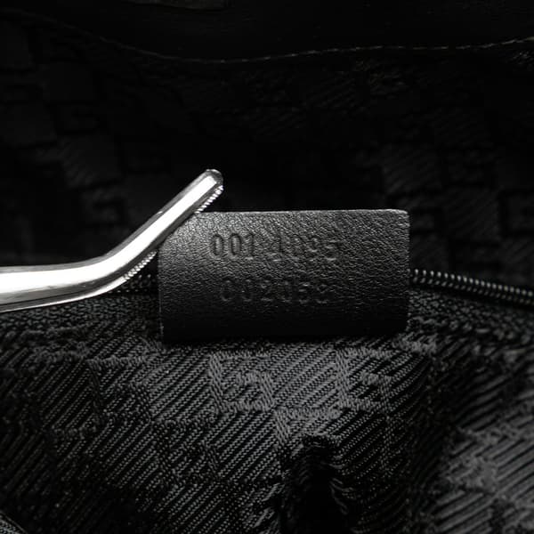Pre-owned Gucci Leather Bamboo Satchel Black