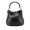 Miniatyrbild 1 av 10: Pre-owned Gucci Leather Bamboo Satchel Black