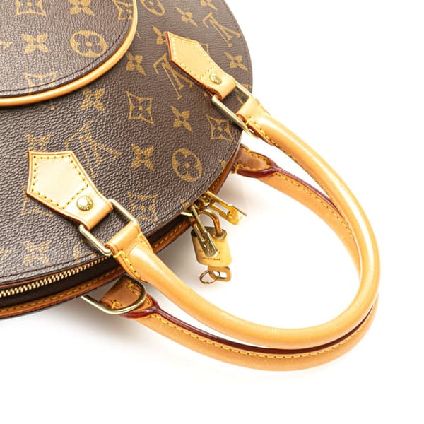 Pre-owned Louis Vuitton Monogram Ellipse MM Brown
