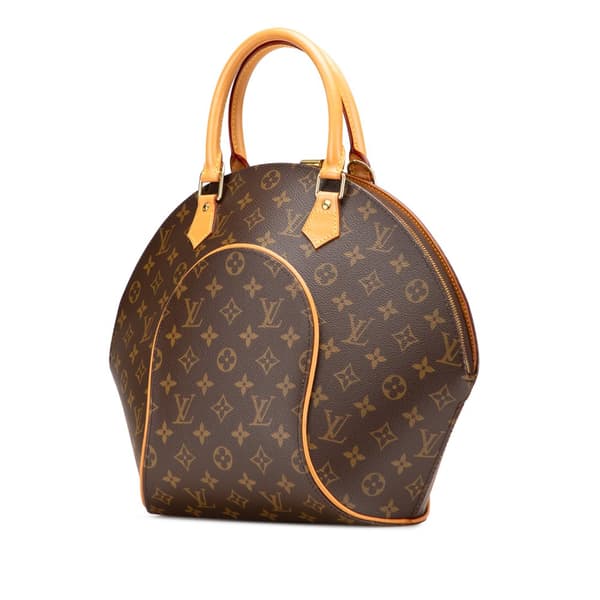 Pre-owned Louis Vuitton Monogram Ellipse MM Brown