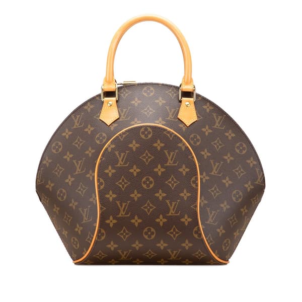 Pre-owned Louis Vuitton Monogram Ellipse MM Brown