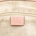 Miniatyrbild 5 av 10: Pre-owned Gucci Dollar Calfskin GG Charm Satchel Pink