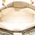 Miniatyrbild 6 av 9: Pre-owned Gucci Medium Calfskin Bamboo Shopper Satchel Gold