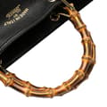 Pikkukuva 10 / 10: Pre-owned Gucci Large Calfskin Bamboo Shopper Satchel Black