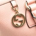 Pikkukuva 8 / 10: Pre-owned Gucci Dollar Calfskin GG Charm Satchel Pink