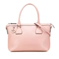 Pikkukuva 1 / 10: Pre-owned Gucci Dollar Calfskin GG Charm Satchel Pink