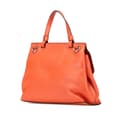 Miniatyrbild 2 av 9: Pre-owned Gucci Small Leather Bamboo Daily Satchel Orange
