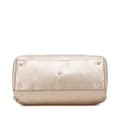 Miniatyrbilde 3 av 9: Pre-owned Gucci Medium Calfskin Bamboo Shopper Satchel Gold