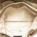 Miniatyrbilde 4 av 9: Pre-owned Gucci Medium Calfskin Bamboo Shopper Satchel Gold