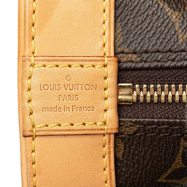 Pre-owned Louis Vuitton Monogram Alma BB Brown