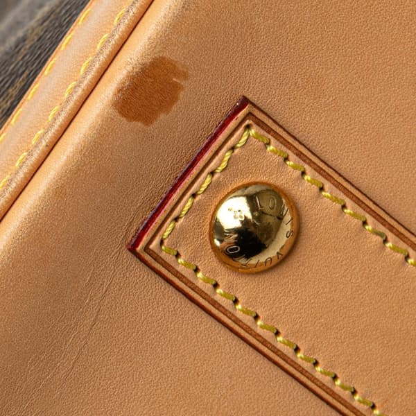 Pre-owned Louis Vuitton Monogram Alma BB Brown
