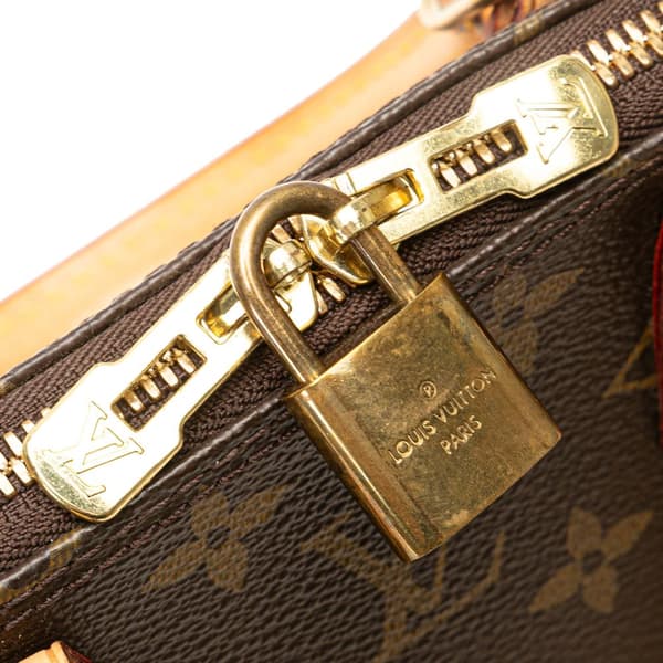 Pre-owned Louis Vuitton Monogram Alma BB Brown